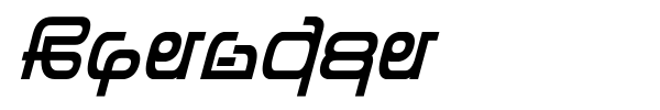 Zentran font preview